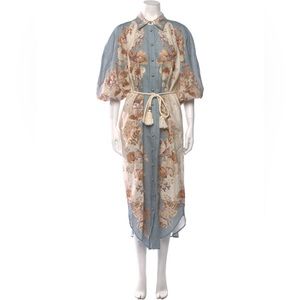 ALÉMAIS Floral Print Long Dress